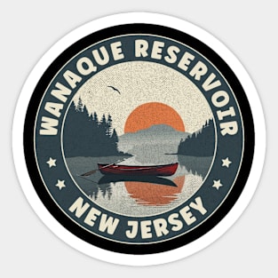 Wanaque Reservoir New Jersey Sunset Sticker